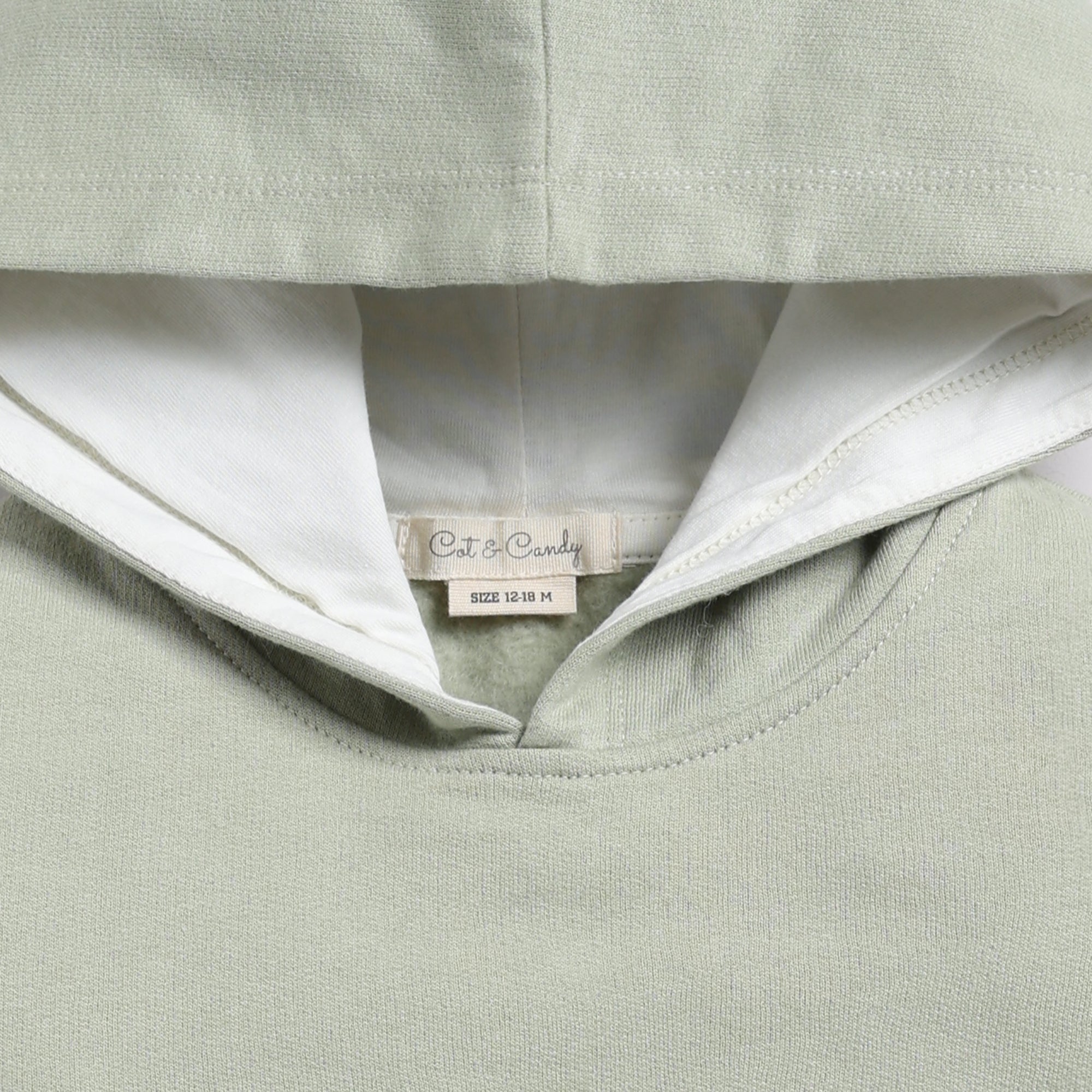 Organic Fleece Over Size Hoodie-Tea