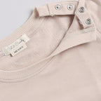 Organic Fleece Over Size Sweatshirt-Almond Peach