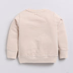 Organic Fleece Sweatshirt & Jogger Set-Almond