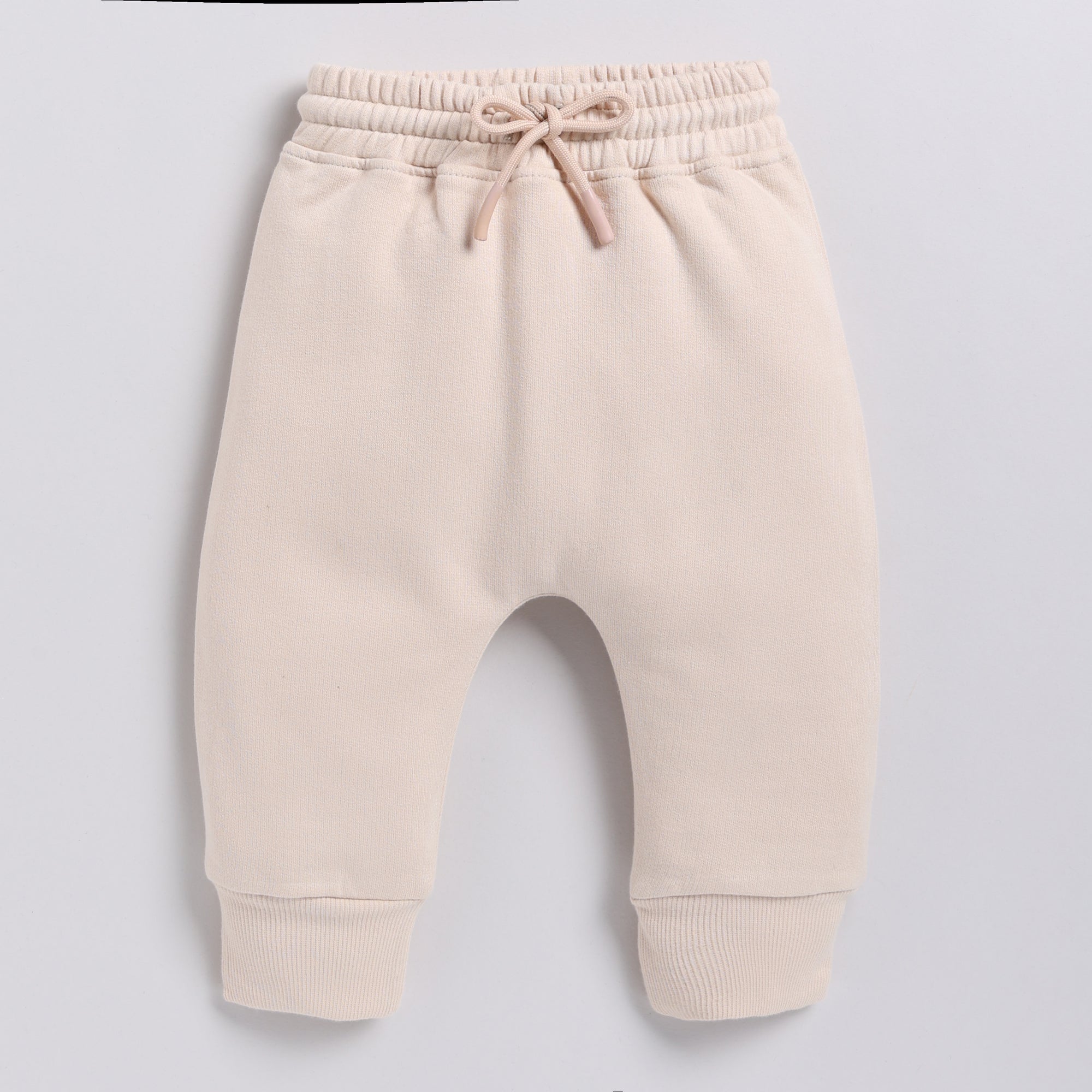 Organic Fleece Sweatshirt & Jogger Set-Almond