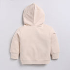 Organic Fleece Hoodie & Jogger Set-Almond