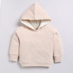 Organic Fleece Hoodie & Jogger Set-Almond
