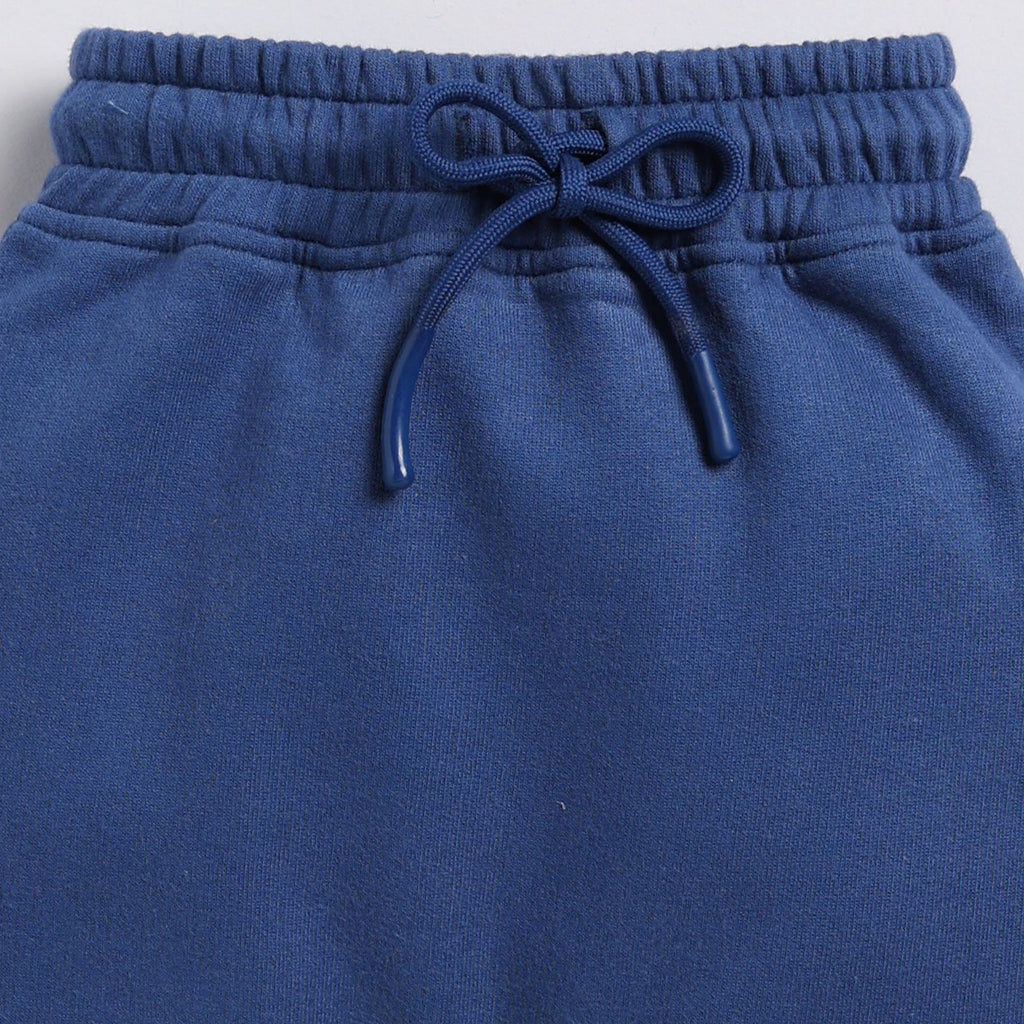 Organic Fleece Relaxed Jogger-Dark Blue