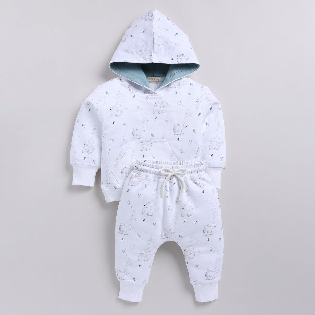 Organic Fleece Hoodie & Jogger Set-Constellation Bear