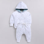 Organic Fleece Hoodie & Jogger Set-Constellation Bear