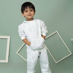 Organic Fleece Hoodie & Jogger Set-Constellation Bear