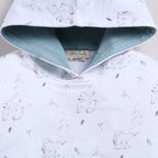 Organic Fleece Over Size Hoodie-Constellation Bear