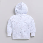 Organic Fleece Over Size Hoodie-Constellation Bear