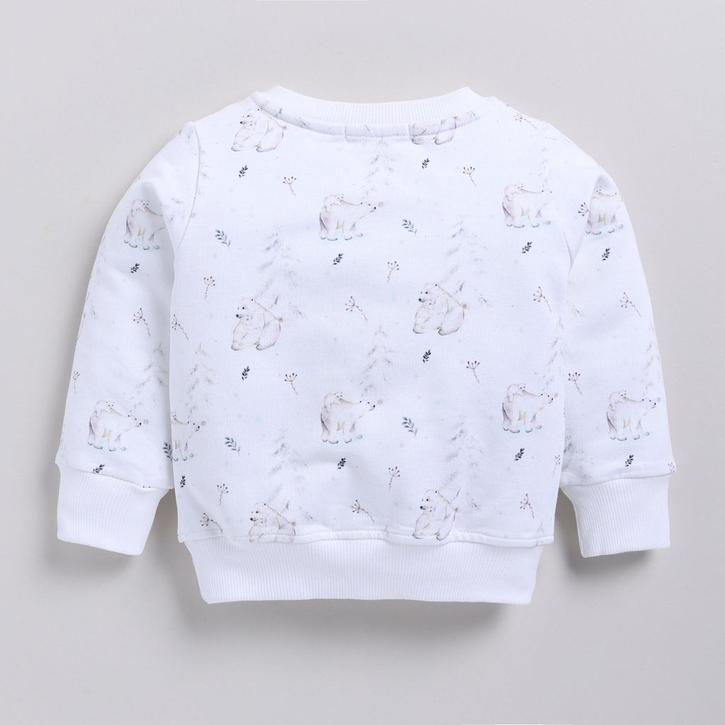 Organic Fleece Sweatshirt & Jogger Set-Constellation Bear