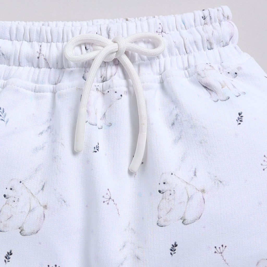 Organic Fleece Over Size Relaxed Jogger-Constellation Bear