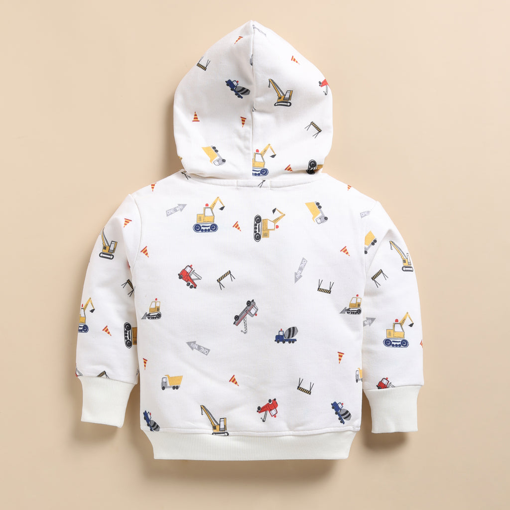 Organic Fleece Over Size Hoodie-Construction