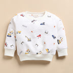 Organic Fleece Over Size Sweatshirt-Construction