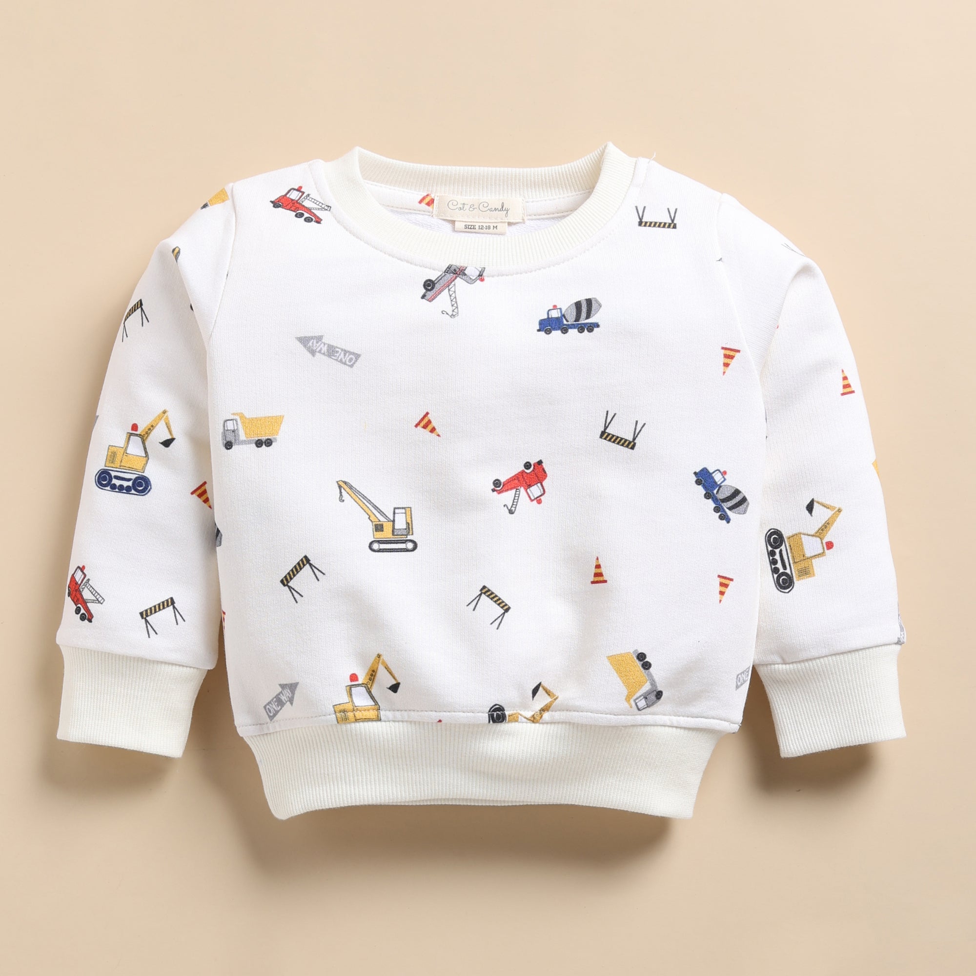 Organic Fleece Over Size Sweatshirt-Construction