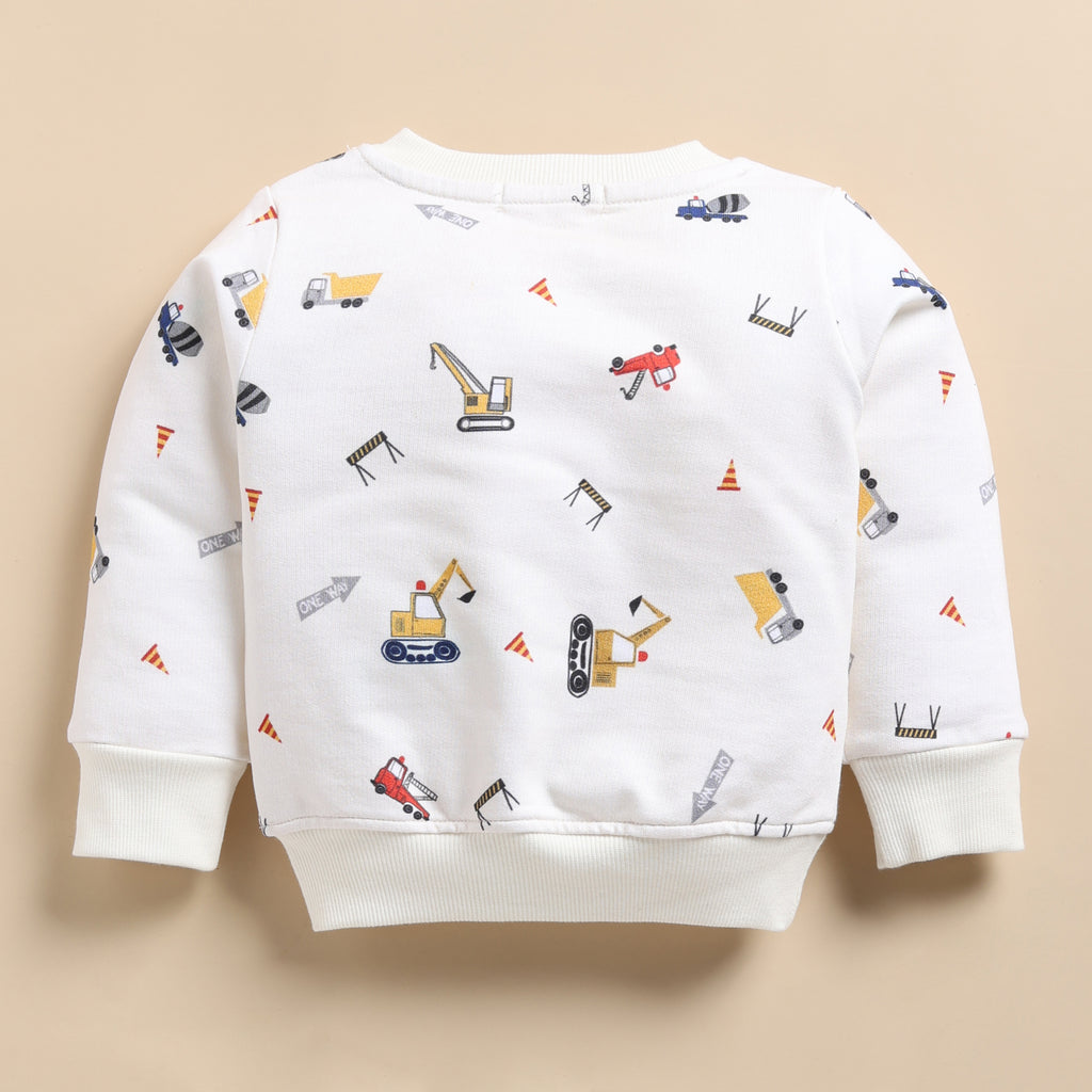 Organic Fleece Over Size Sweatshirt-Construction