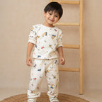 Organic Fleece Over Size Sweatshirt-Construction