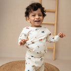 Organic Fleece Over Size Sweatshirt-Construction