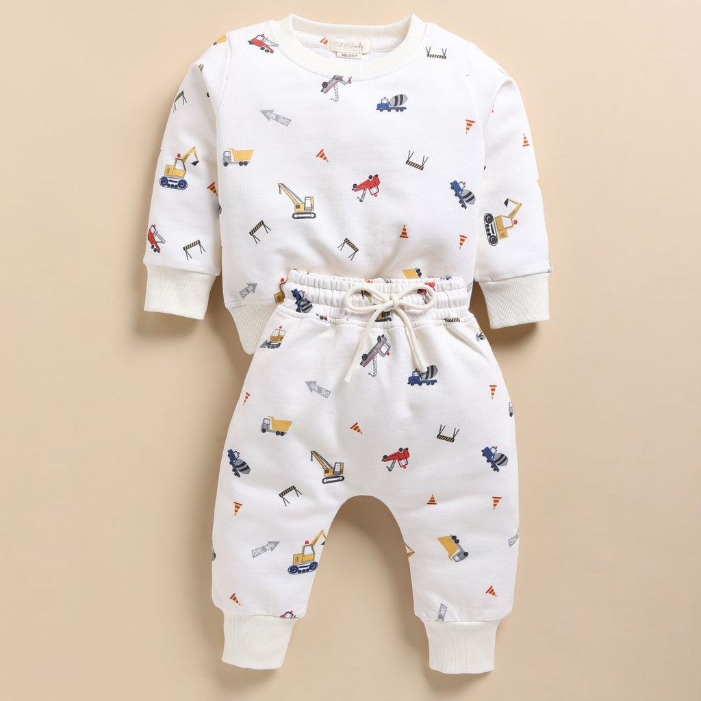 Organic Fleece Sweatshirt & Jogger Set-Construction