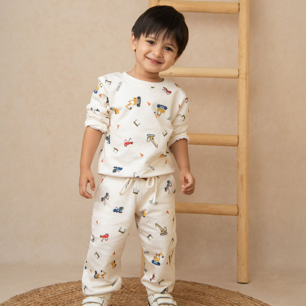 Organic Fleece Sweatshirt & Jogger Set-Construction