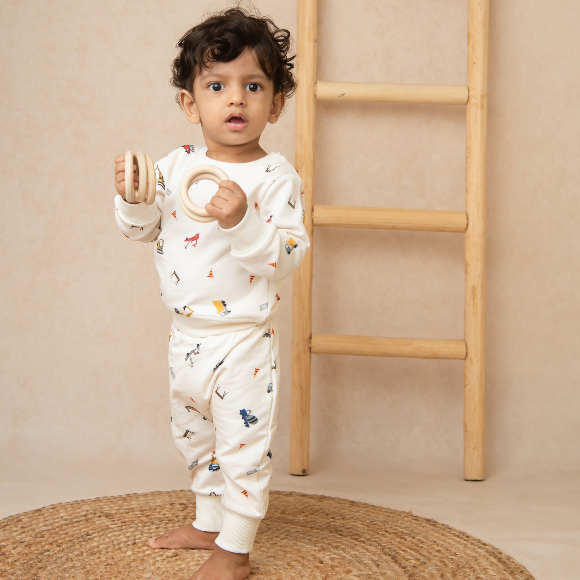 Organic Fleece Over Size Relaxed Jogger-Construction