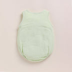 Organic Muslin Bubble Romper-Pistachio Cream