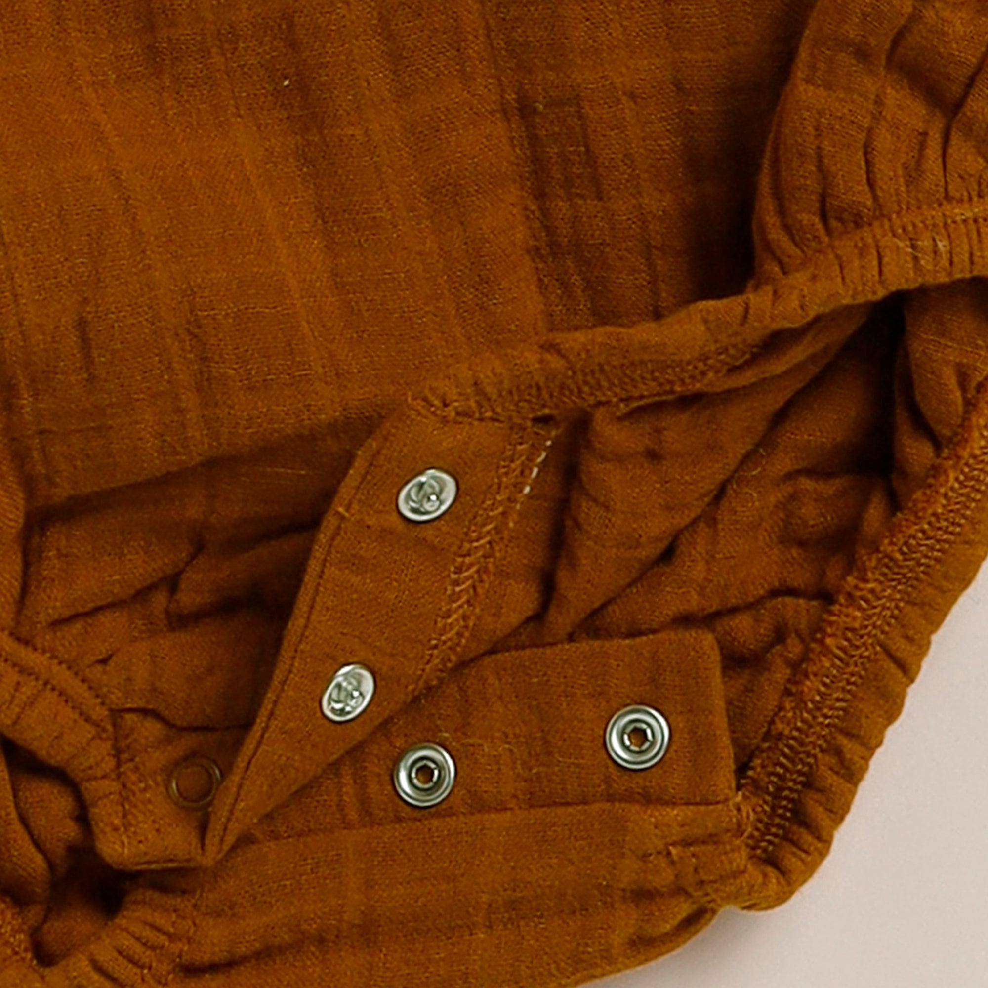 Organic Muslin Bubble Romper-Ginger