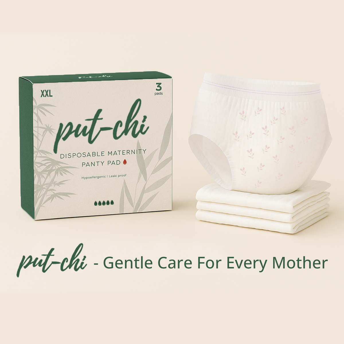 Putchi Disposable Maternity Panty Pad – XXL (Pack of 3)