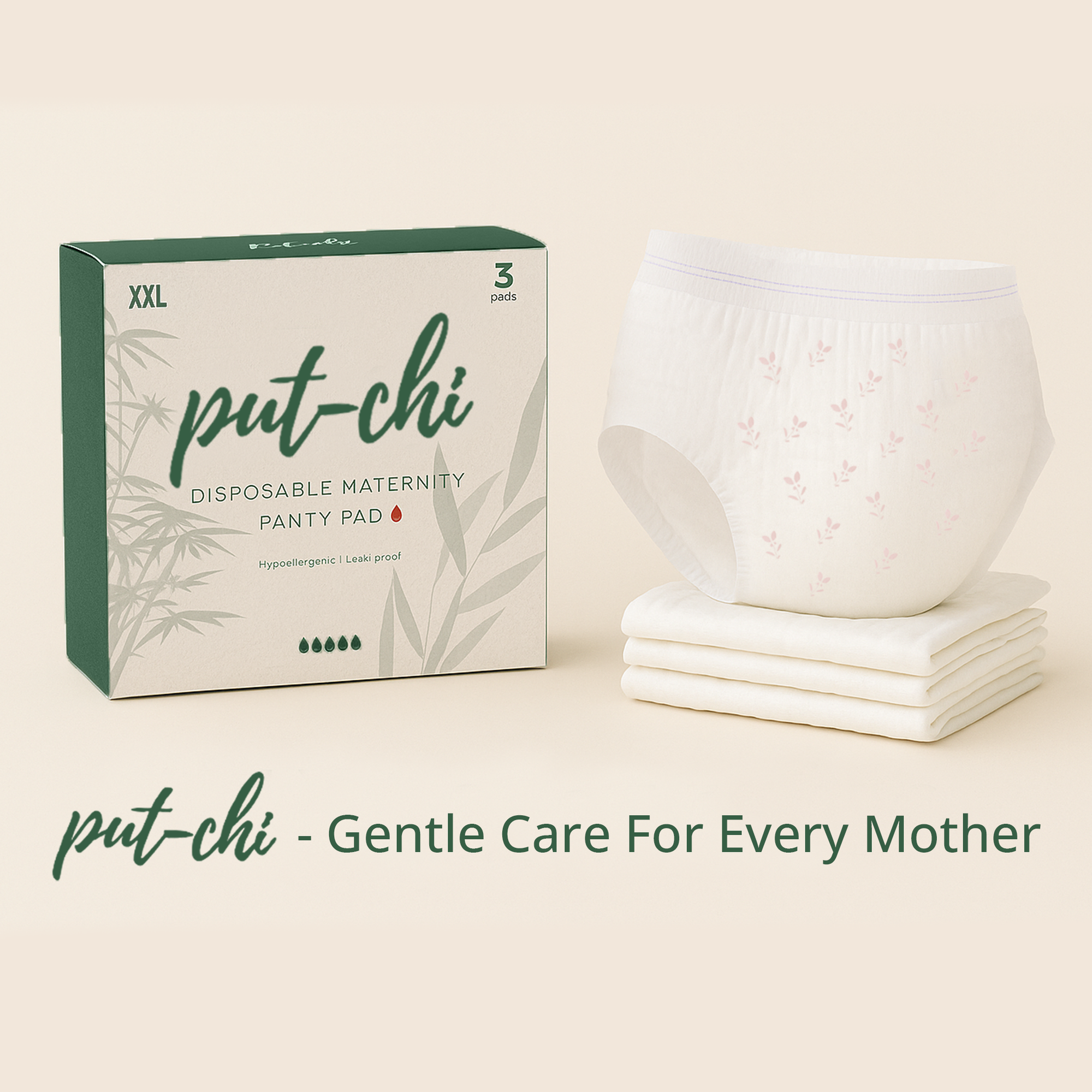 Putchi Disposable Maternity Panty Pad – XXL (Pack of 3)
