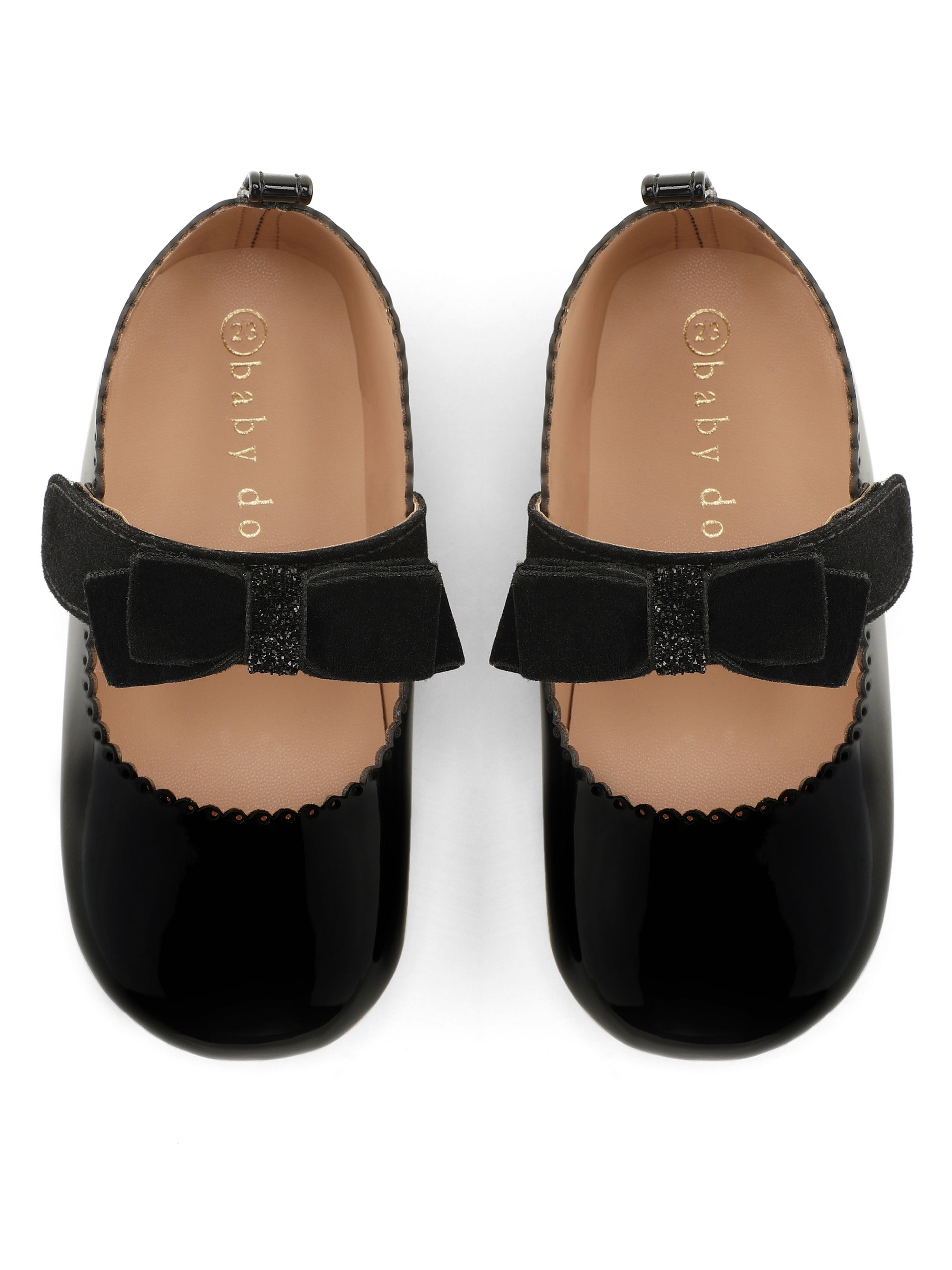 Black bow ballerina & Glitter Hair clips