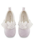 White Blossom Prewalker Ballerina & white butterfly clips