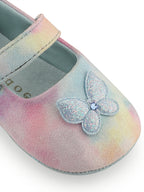 Blue Tie-Dye Prewalker Ballerina