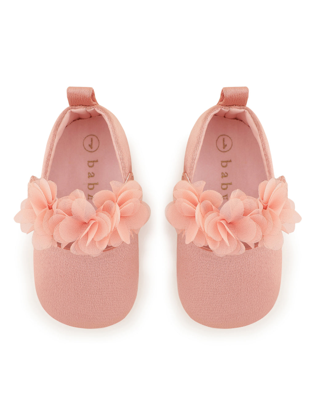 Pink blossom prewalker & Pink flower headband