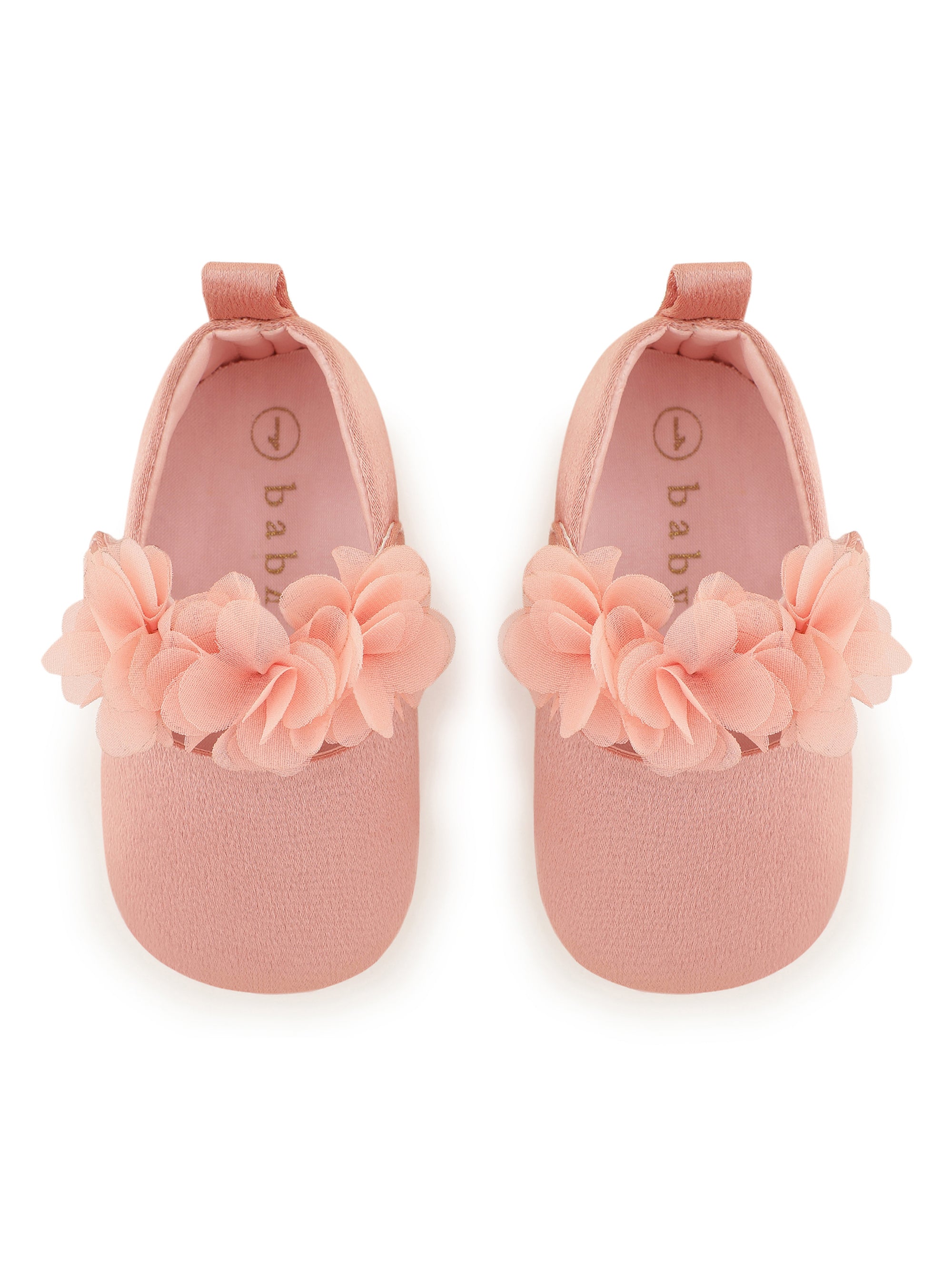 Pink blossom prewalker & Pink flower headband