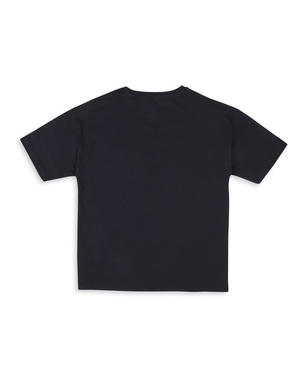 100% Cotton Drop Shoulder Tee With Cmyk Skate Print - Navy