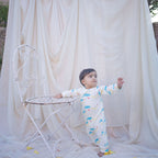 Organic Bodysuit (Whale Print)