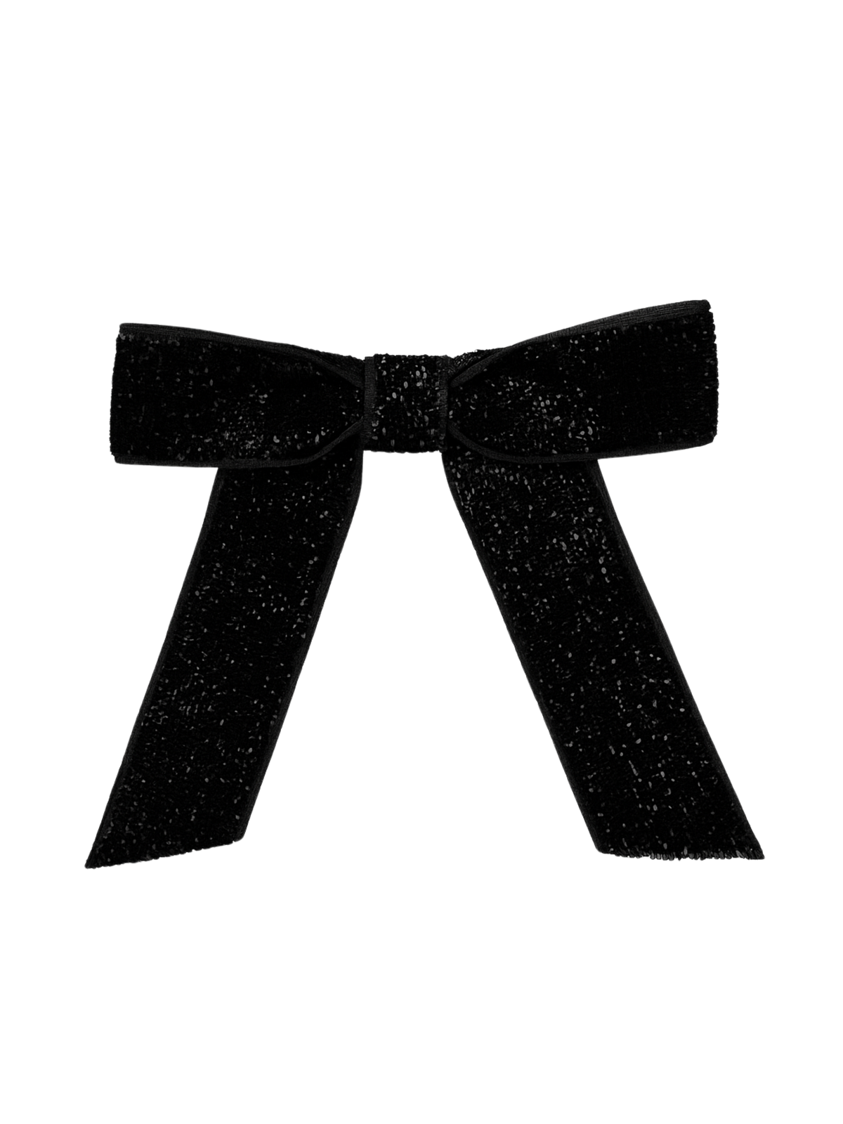 Black Glitter bow