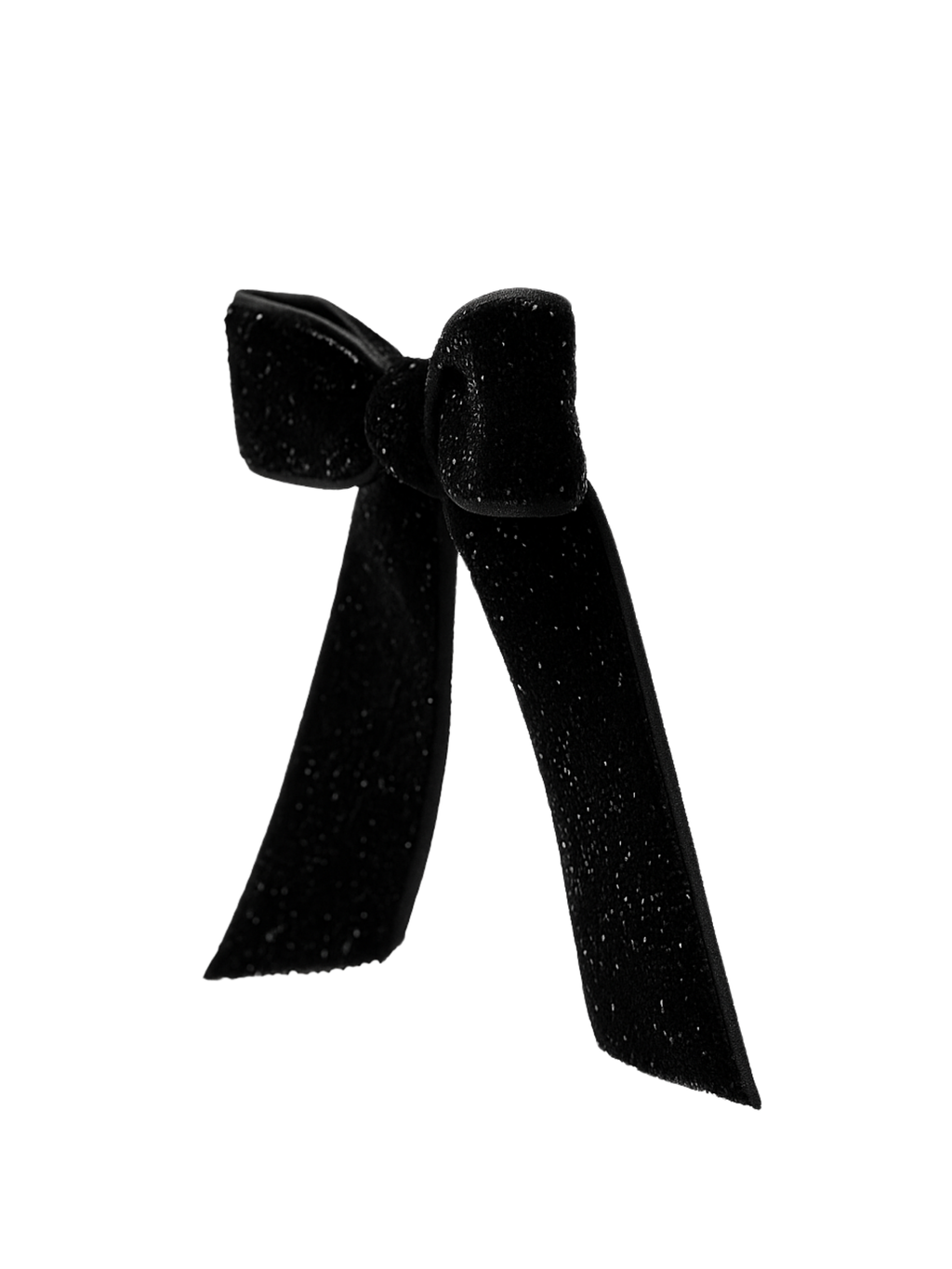 Black Glitter bow