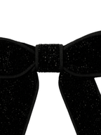 Black Glitter bow