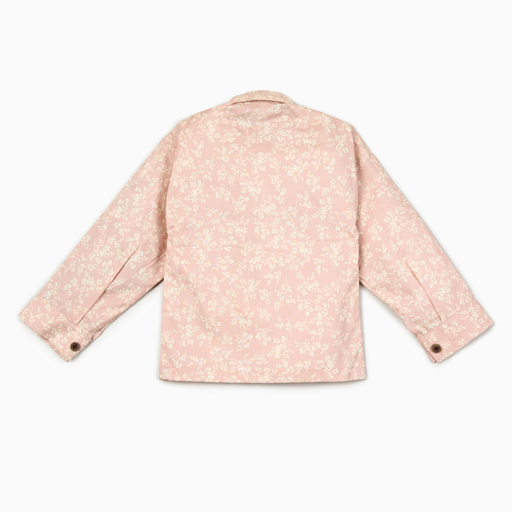Peach Flora Shirt