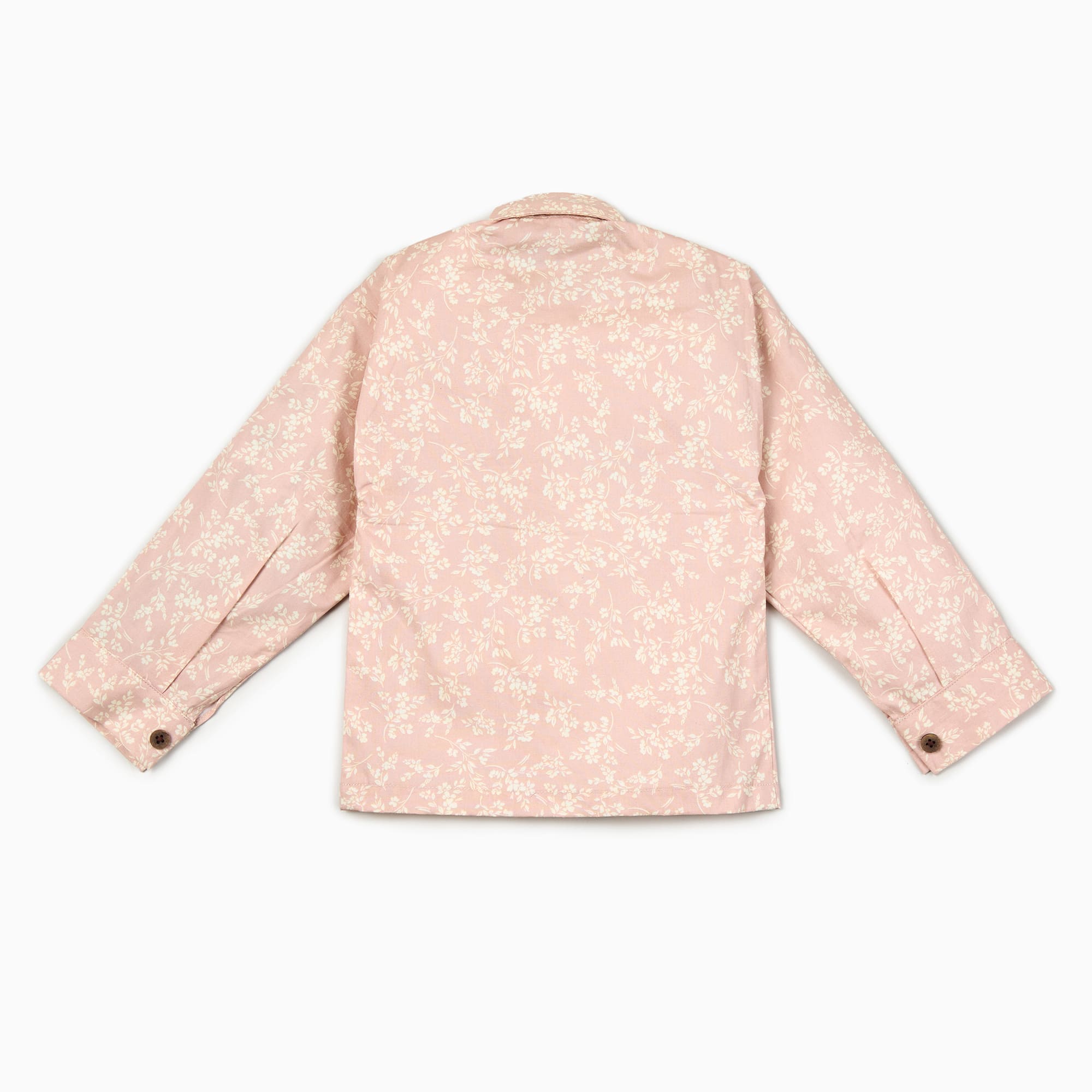 Peach Flora Shirt