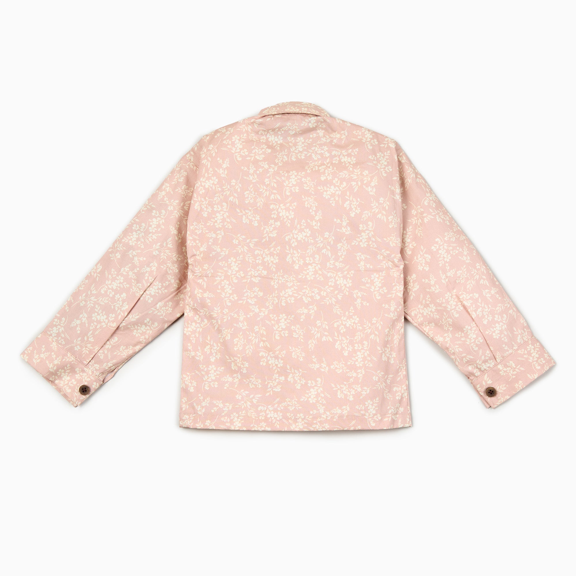 Peach Flora Shirt