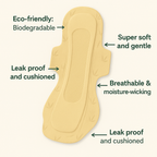 Putchi Bamboo Maternity & Heavy Flow Pads – Pack of 8