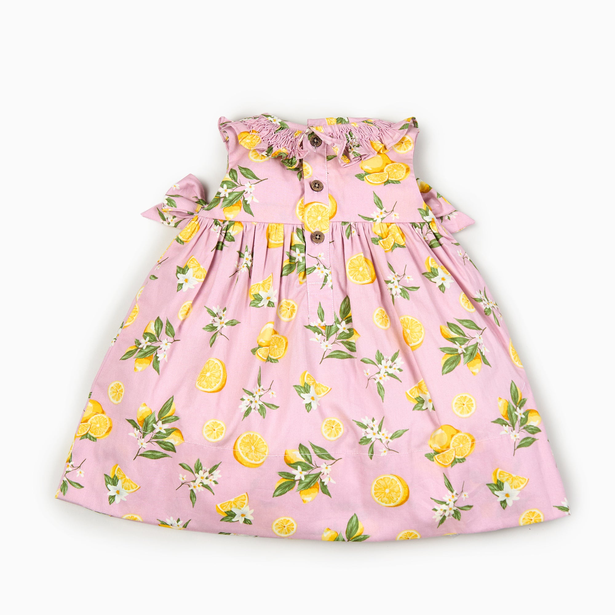 Limone Hand smock dress in Pink