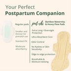 Putchi Bamboo Maternity & Heavy Flow Pads – Pack of 20
