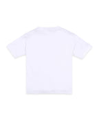 100% Cotton Drop Shoulder Tee With New York Foil Print - White