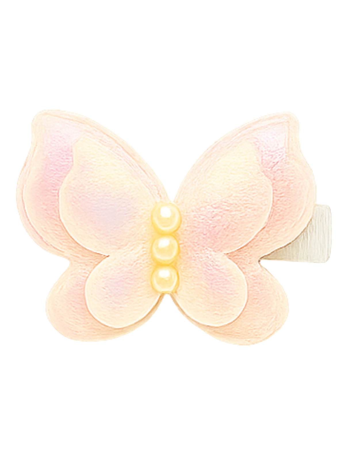 Pink butterfly Hairclips