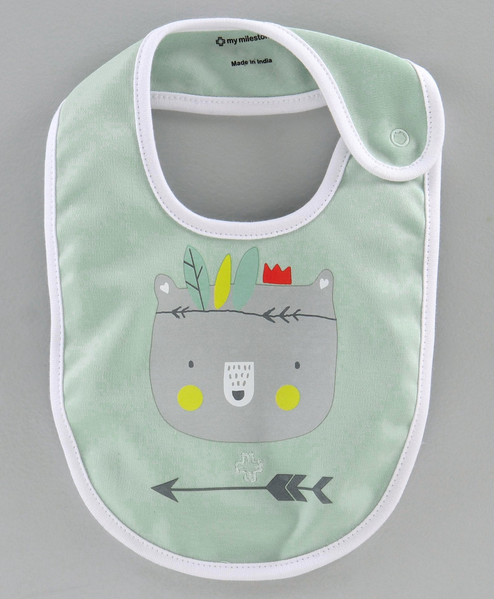 Infant Essentials Gift Set Short Sleeves Sage Green - 8 Pieces
