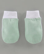 Infant Essentials Gift Set Short Sleeves Sage Green - 8 Pieces