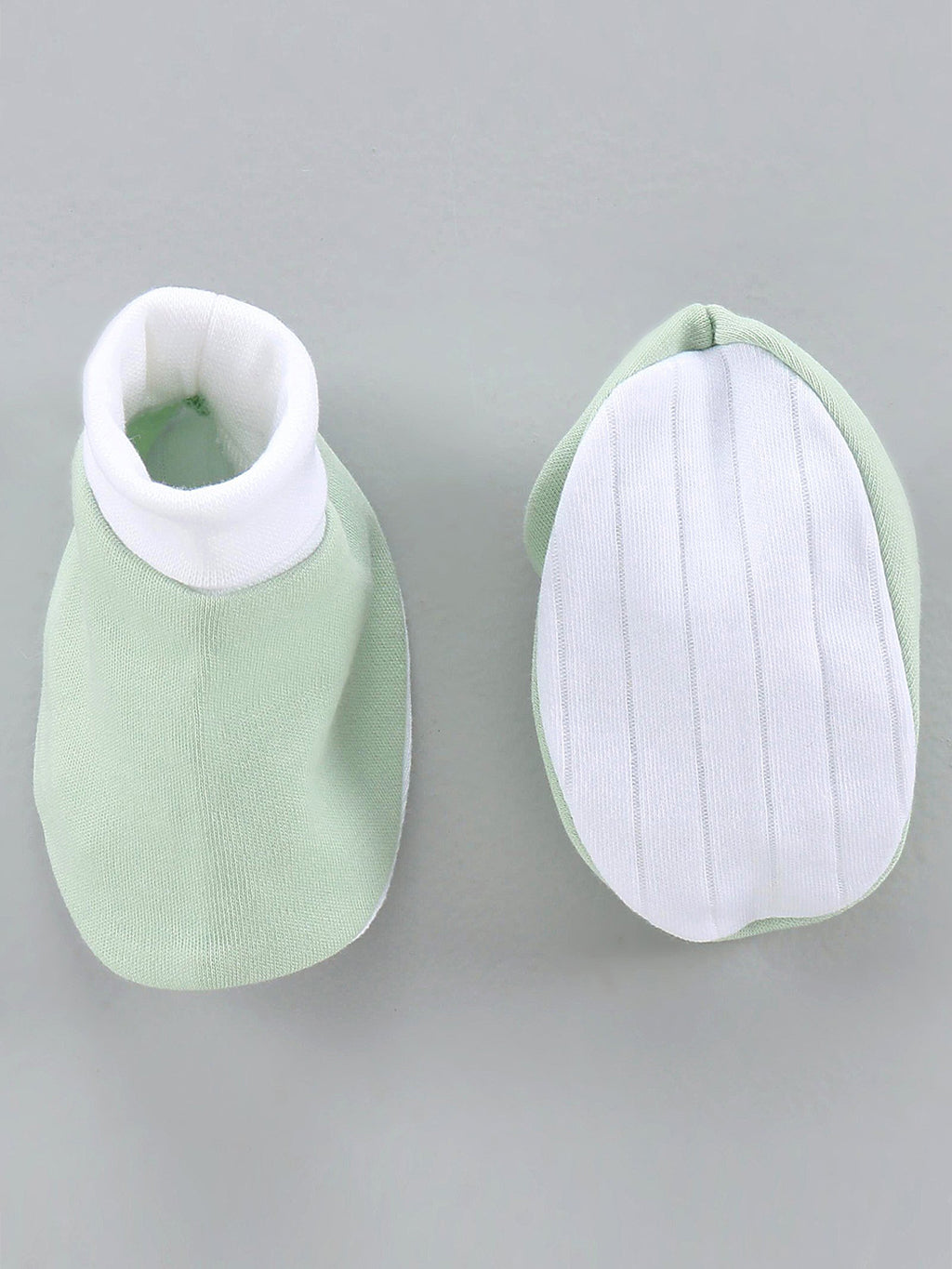 Infant Essentials Gift Set Full Sleeves Sage Green - 8 Pieces