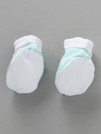 Infant Essentials Gift Set Short Sleeves Aqua - 8 Pieces