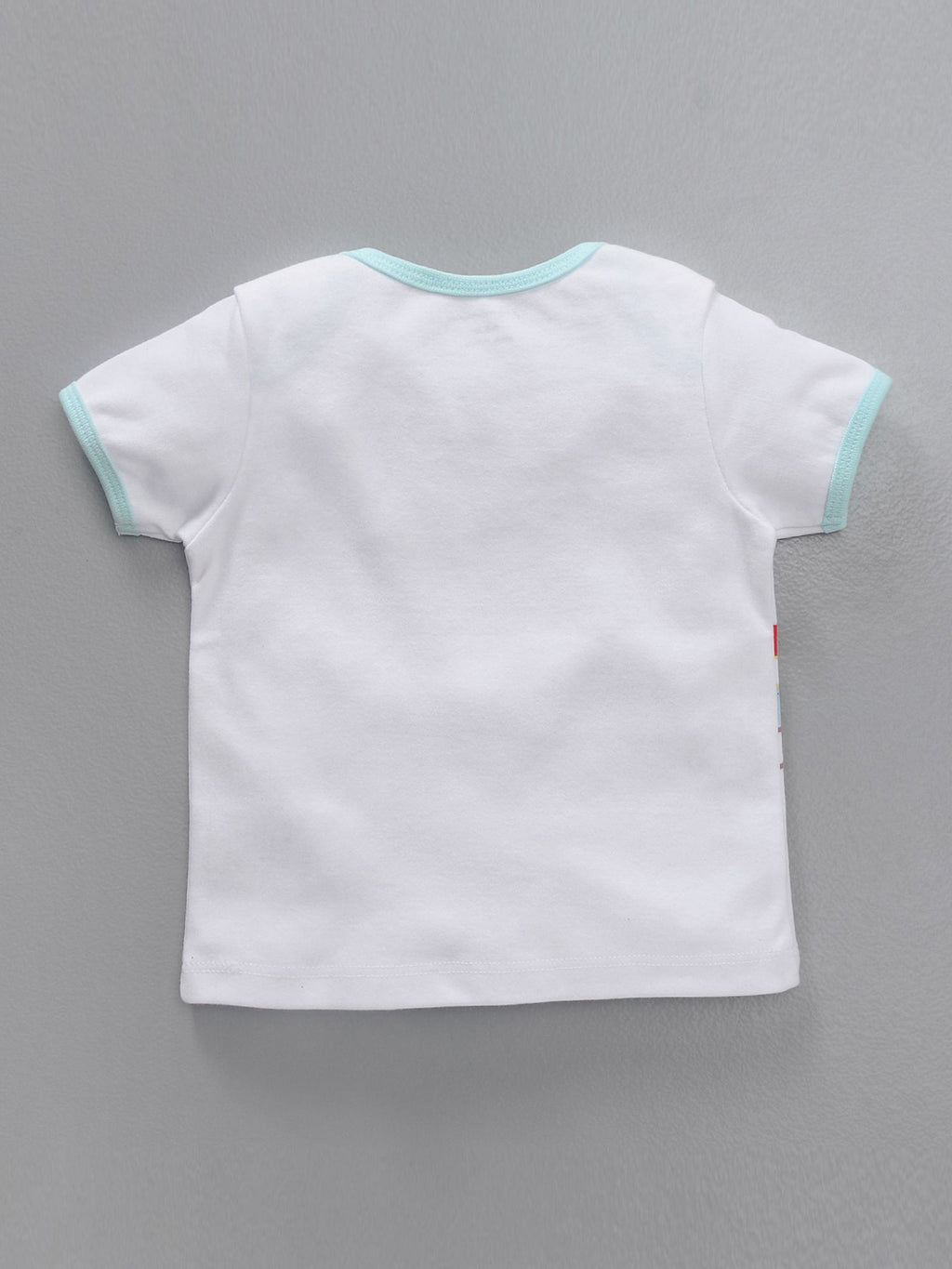 Infant Essentials Gift Set Short Sleeves Aqua - 8 Pieces